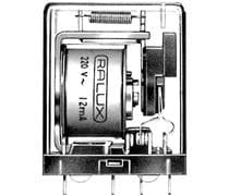 RL-321 Relé 12V. CC y CA 2 circuitos conmutados 10A