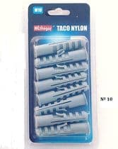 TCN-44788 Blister con tacos de nylon M10 de 10x50mm