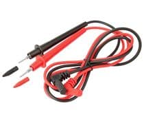 TES-P001 Juego puntas de prueba para polimetro con banana acodadas de 4,2mm