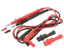 TES-P002 Juego puntas de prueba CAT-III 1000V para polimetro con pinzas cocodrilos