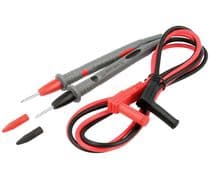 TES-P008 Juego puntas de prueba para polimetro con puntas y bananas 4,2mm