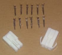 TF-2106 Kit conectores multipolares 6 vias 5A y 8A con terminales machos y hembras crimpar