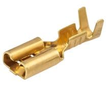 TF-4002 Terminal Faston hembra para crimpar no aislado 4,8mm para conexión de 0,5 a 1,5mm