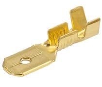 TF-4022 Terminal Faston macho para crimpar 6,3mm para cables de 0,75 a 2,5mm