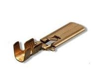 TF-4023 Terminal Faston macho legúeta larga para crimpar 6,3mm para cables de 0,75 a 2mm