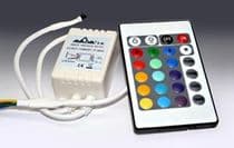 TLED-3390 Controlador RGB para tira de LEDs con múltiples efectos y mando a distancia