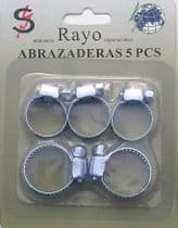 TOR-32056B Kit de 5 abrazaderas metálicas
