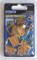 TOR-629503 Ganchos para marcos de cuadros, espejos, perchas, 10 unidades