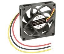 VEN-040 Ventilador 70x70x15mm 12Vcc/4,2W Termoplástico 3 Cables