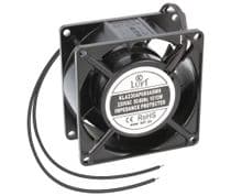 VEN-062 Ventilador 230Vac 80x80x38mm Chasis Aluminio Cojinete de Fricción