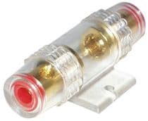 WGF2 Portafusible para fusibles cartucho dorado 10x38mm