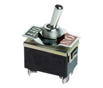 YP-466 Interruptor de palanca bipolar con tornillos 2 circuitos 2 posiciones 10A/250Vca