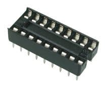 ZOC-018P Zócalo para circuito integrado 18 pin plano