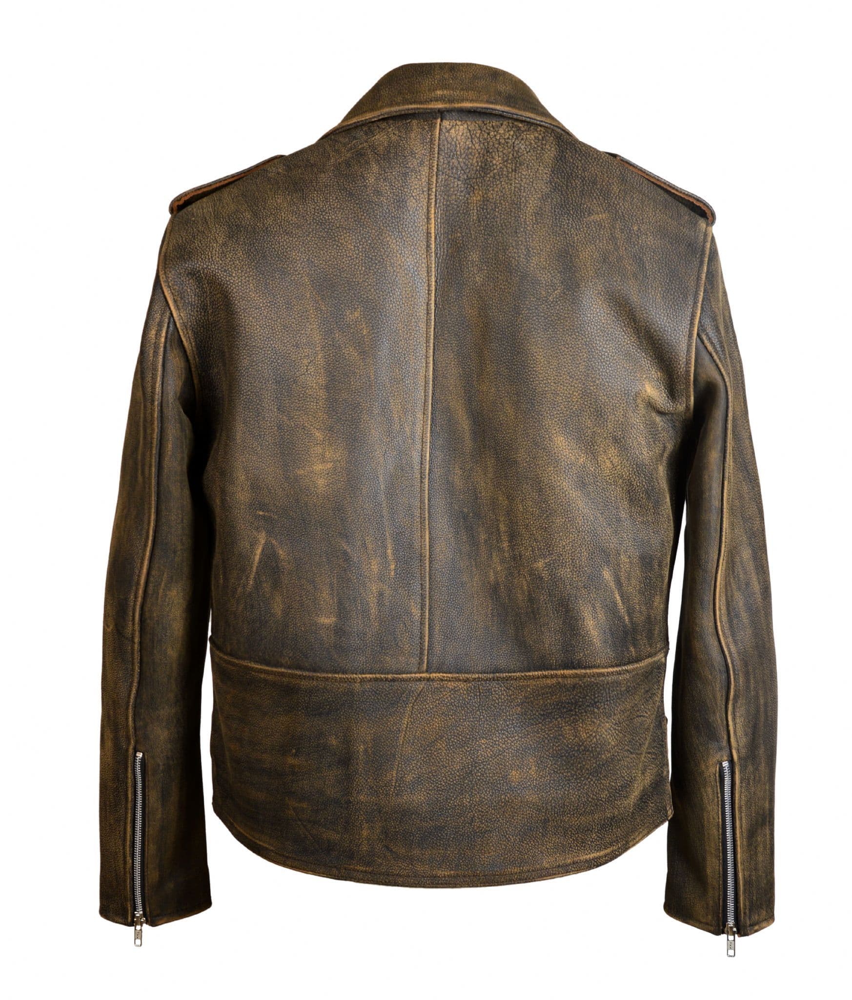 Brando - Leather Motorcycle Jacket Antique Brown