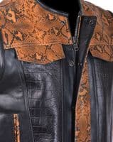 Anarchy Leather Waistcoat|SOA Cut-Off|Leather Vest|JAX