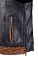 Anarchy Leather Waistcoat|SOA Cut-Off|Leather Vest|JAX