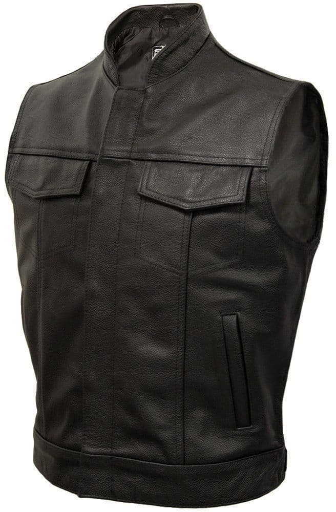 Jax - Leather Motorcycle Waistcoat