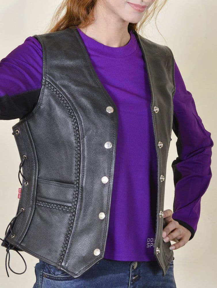 Jessie - Women's Leather Waistcoat
