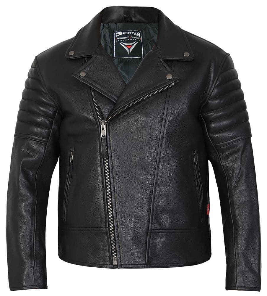 Longford - Leather Motorcycle Armoured Jacket