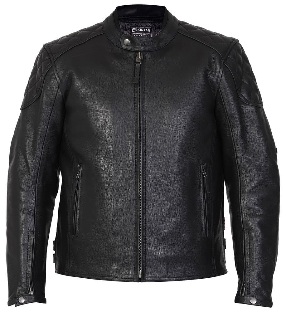Macau - Leather Motorcycle Armoured Jacket