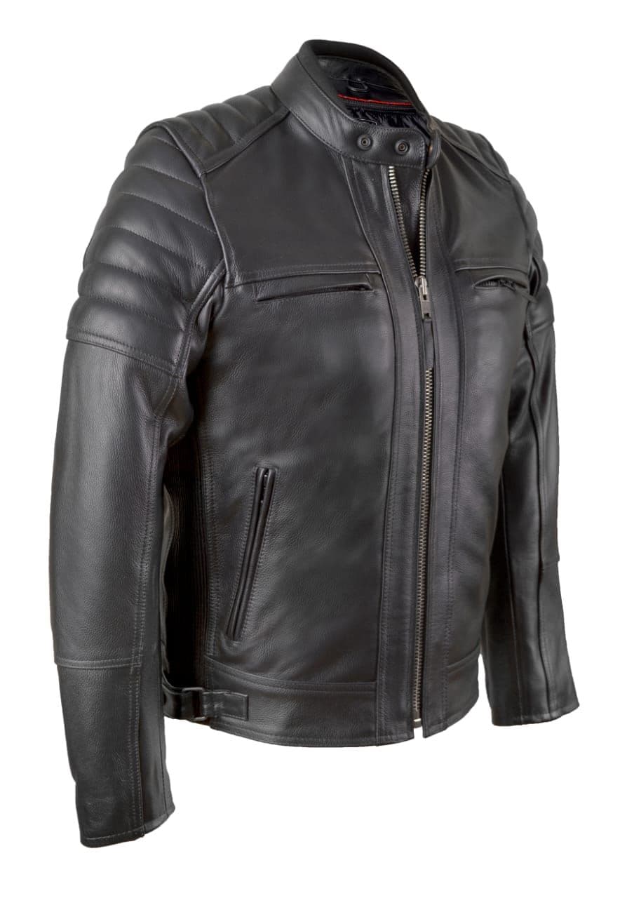 Leather Motorcycle JacketBiker Leather JacketMenMB309