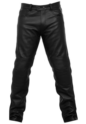 Leather Motorcycle Trousers|Biker Leather Trousers|Mens Jeans|LIMO