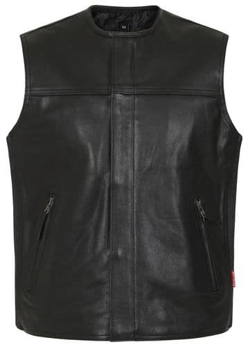 Anarchy Leather Waistcoat|SOA Cut-Off|Leather Vest|JAX