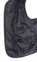 Sobek - Leather Motorcycle Waistcoat (Black)