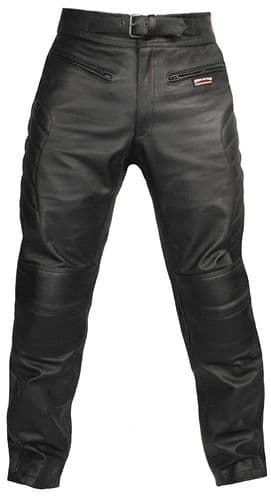 CE Armoured Leather Motorbike Trousers|Leather Biker Jeans|SPA