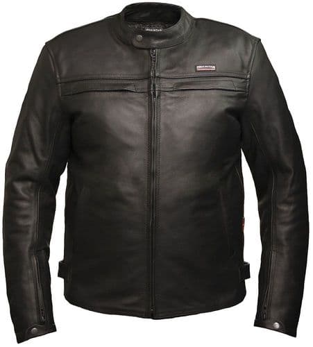 Trojan - Leather Motorcycle Armoured Jacket