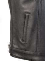 Anarchy Leather Waistcoat|SOA Cut-Off|Leather Vest|JAX