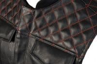 Anarchy Leather Waistcoat|SOA Cut-Off|Leather Vest|JAX
