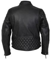 Venturi - Leather Motorcycle Armoured Jacket