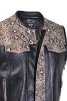 Anarchy Leather Waistcoat|SOA Cut-Off|Leather Vest|JAX