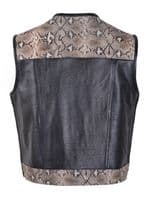 Anarchy Leather Waistcoat|SOA Cut-Off|Leather Vest|JAX