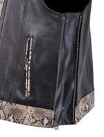 Anarchy Leather Waistcoat|SOA Cut-Off|Leather Vest|JAX