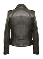 Classic Leather Motorbike Jacket|Womens Biker Jacket|Ladies LIMO
