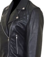 Classic Leather Motorbike Jacket|Womens Biker Jacket|Ladies LIMO