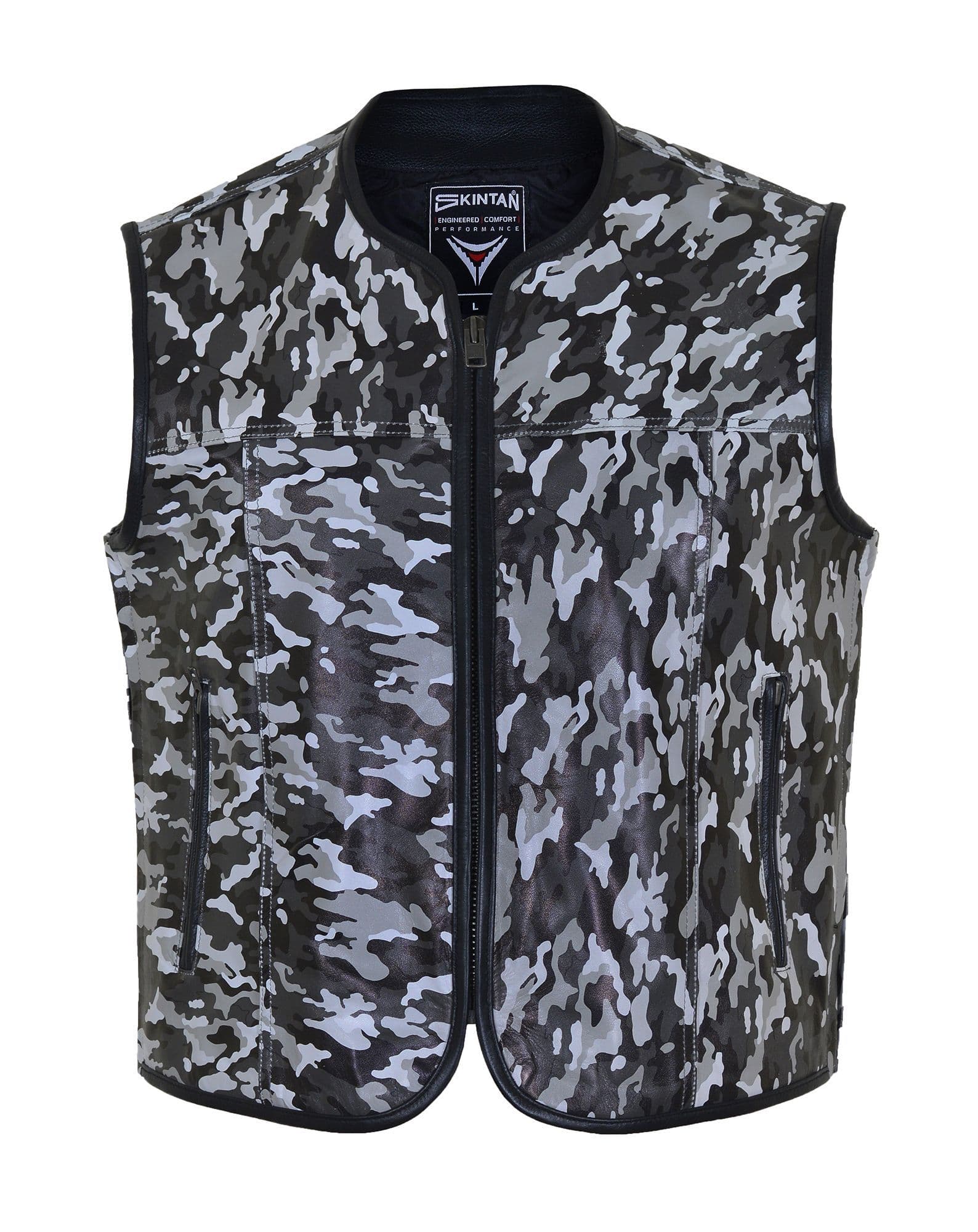 Anarchy Leather Waistcoat|SOA Cut-Off|Leather Vest|JAX