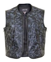 Anarchy Leather Waistcoat|SOA Cut-Off|Leather Vest|JAX