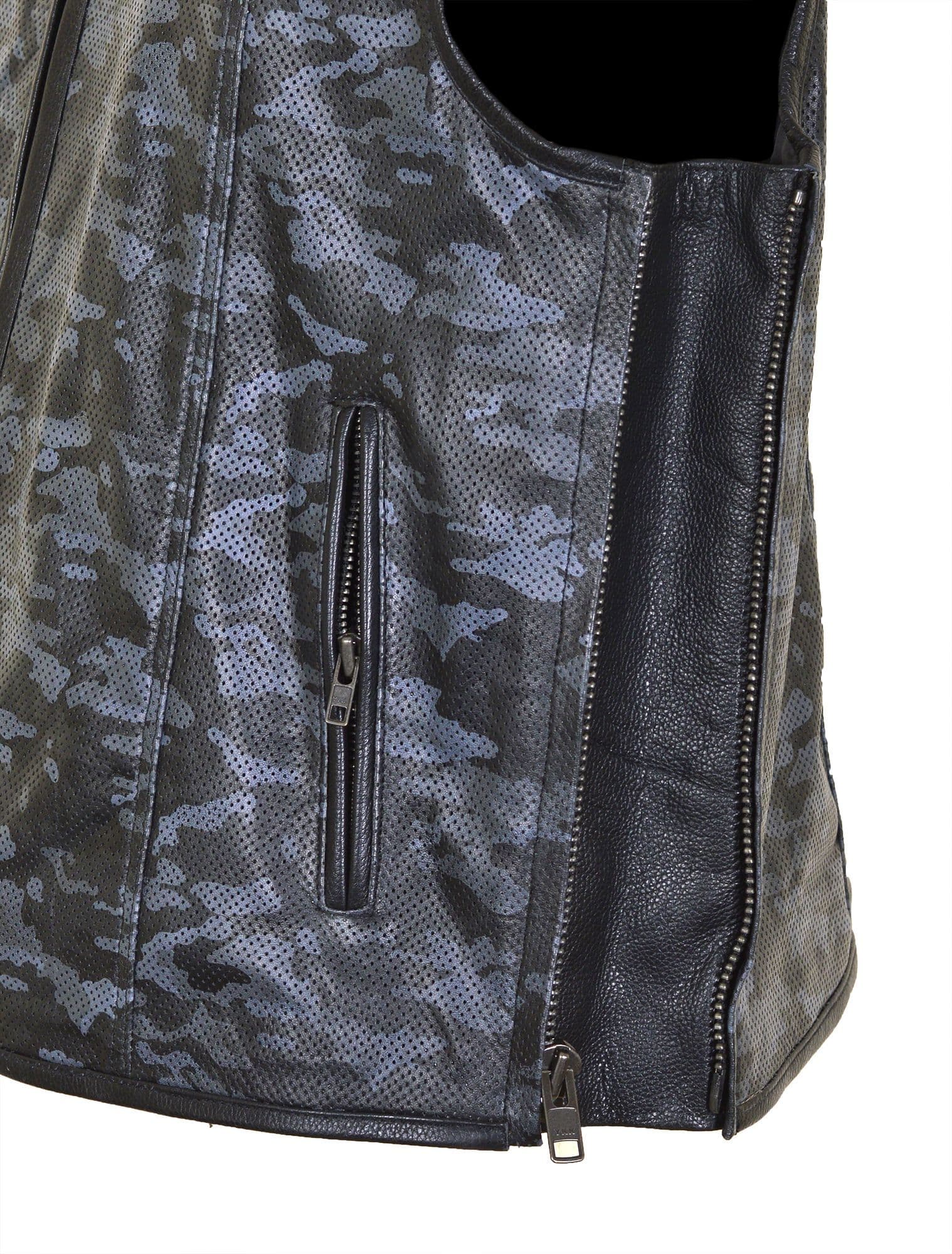 Anarchy Leather Waistcoat|SOA Cut-Off|Leather Vest|JAX