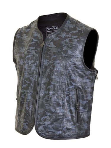 Anarchy Leather Waistcoat|SOA Cut-Off|Leather Vest|JAX