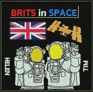 'Brits in Space' Limited Edition Patch