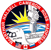 073- NASA Space Shuttle Mission STS-74 Lapel Pin