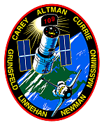 108- NASA Space Shuttle Mission STS-109 Lapel Pin