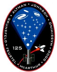 126- NASA Space Shuttle Mission STS-125 Lapel Pin