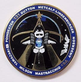 131- NASA STS-131 Discovery Space Mission Pin