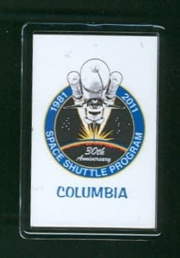 30 Years of the Space Shuttle Program 1981-2011 Columbia Fridge Magnet