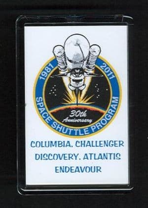 30 Years of the Space Shuttle Program 1981-2011 Fridge Magnet