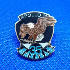 Apollo 11 35th Anniversary Lapel Pin